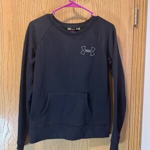 Under Armour Women's Black Sweatshirt with Logo